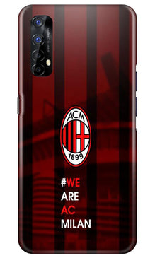 AC Milan Mobile Back Case for Realme 7  (Design - 155)