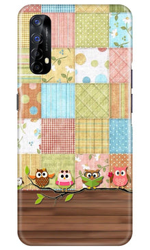 Owls Mobile Back Case for Realme 7 (Design - 202)