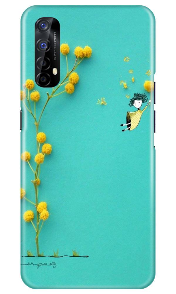 Flowers Girl Case for Realme 7 (Design No. 216)