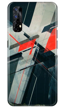 Modern Art Mobile Back Case for Realme 7 (Design - 231)