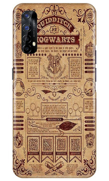 Hogwarts Mobile Back Case for Realme 7 (Design - 304)