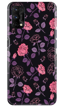 Rose Pattern Mobile Back Case for Realme 7 Pro (Design - 2)