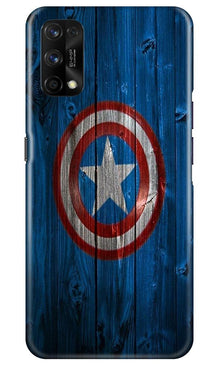 Captain America Superhero Mobile Back Case for Realme 7 Pro  (Design - 118)