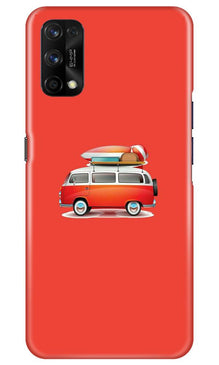 Travel Bus Mobile Back Case for Realme 7 Pro (Design - 258)