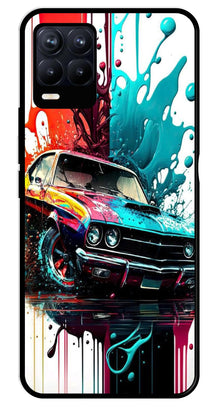 Vintage Car Metal Mobile Case for Realme 8 4G