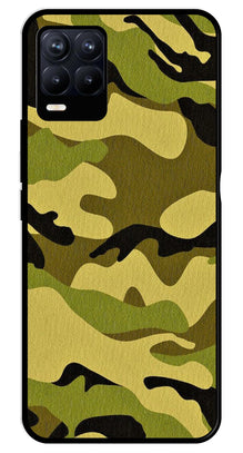 Army Pattern Metal Mobile Case for Realme 8 4G