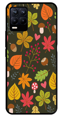 Leaves Design Metal Mobile Case for Realme 8 4G