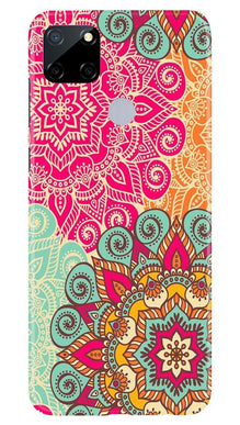 Rangoli art Mobile Back Case for Realme Narzo 30a (Design - 6)