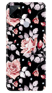 Pink rose Mobile Back Case for Realme Narzo 30a (Design - 12)