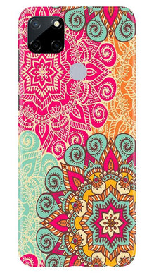 Rangoli art2 Mobile Back Case for Realme Narzo 30a (Design - 29)