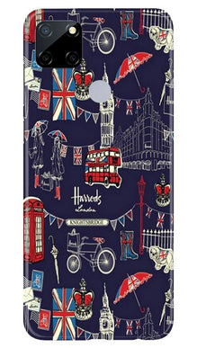 Love London Mobile Back Case for Realme Narzo 30a (Design - 75)