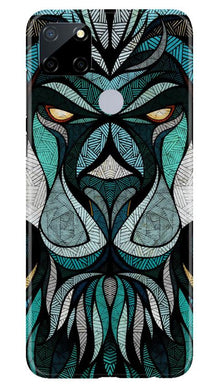 Lion Mobile Back Case for Realme Narzo 30a (Design - 97)