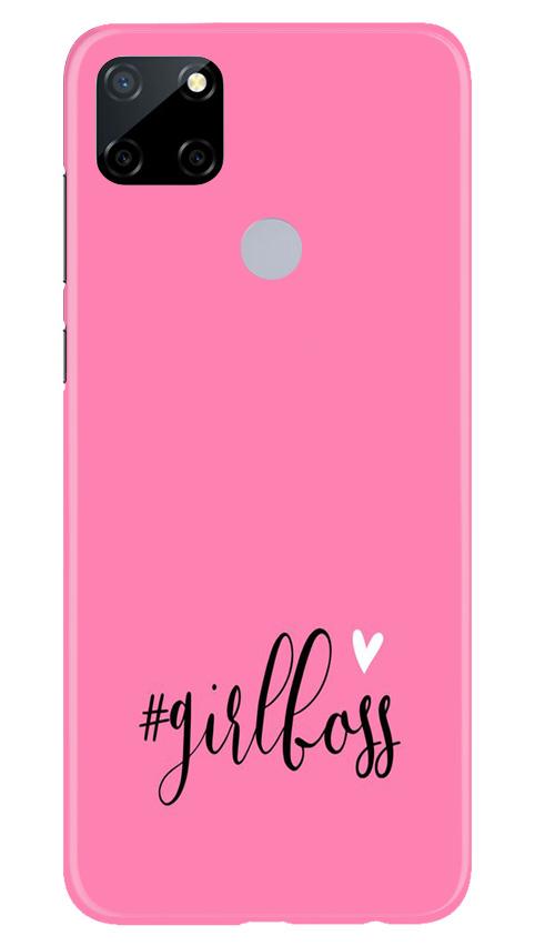 Girl Boss Pink Case for Realme Narzo 30a (Design No. 269)