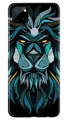 Lion Mobile Back Case for Realme C12 (Design - 314)