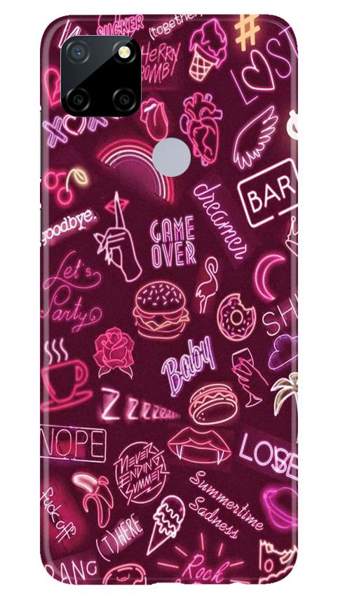 Party Theme Mobile Back Case for Realme Narzo 30a (Design - 392)