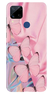 Butterflies Mobile Back Case for Realme C15 (Design - 26)