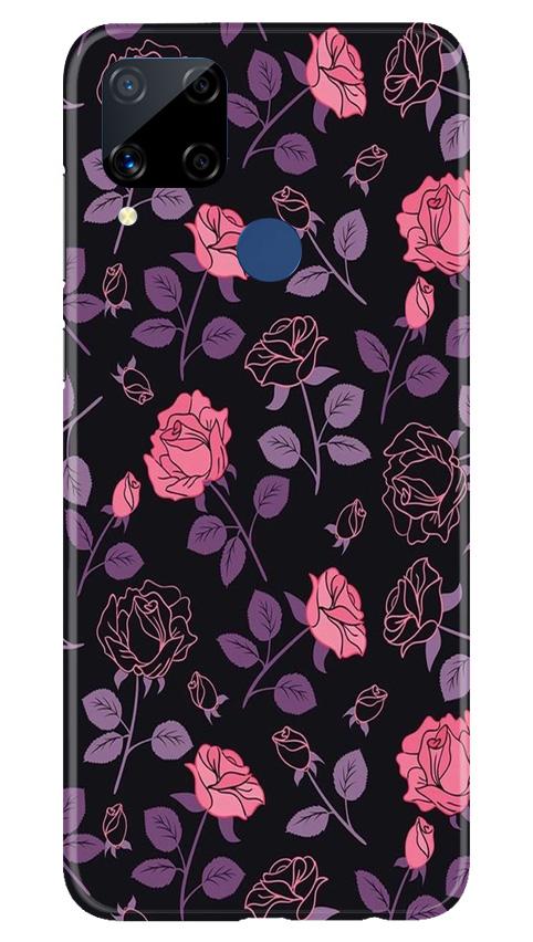 Rose Black Background Case for Realme C15