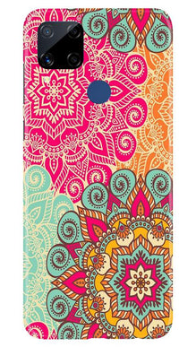 Rangoli art2 Mobile Back Case for Realme C15 (Design - 29)