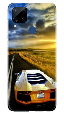 Car lovers Mobile Back Case for Realme C15 (Design - 46)