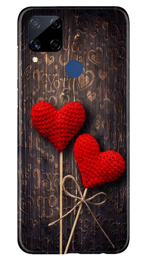 Red Hearts Case for Realme C15