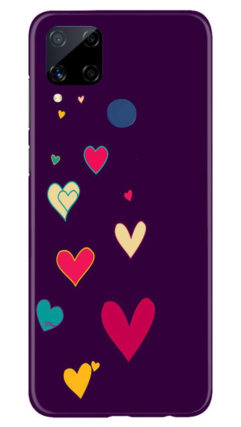 Purple Background Case for Realme C15  (Design - 107)