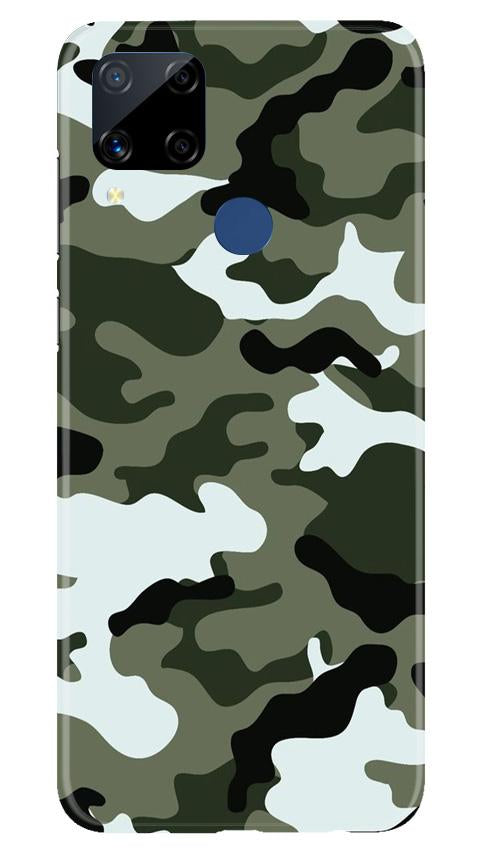 Army Camouflage Case for Realme C15  (Design - 108)