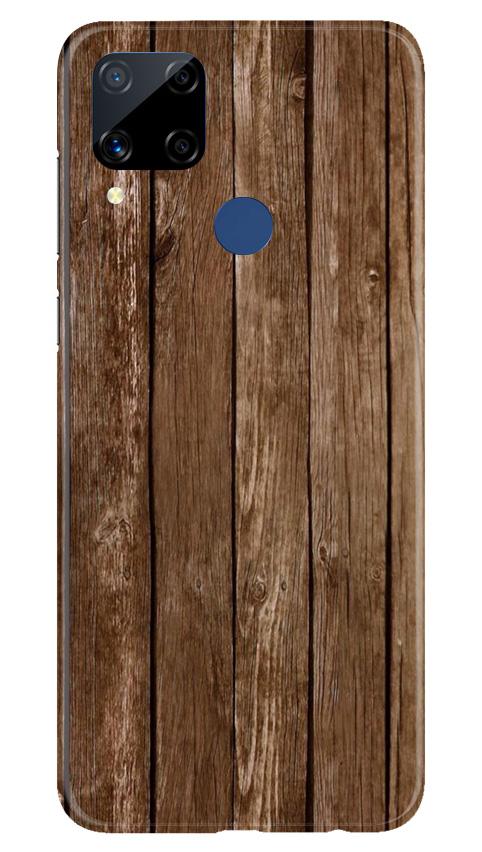 Wooden Look Case for Realme C15  (Design - 112)