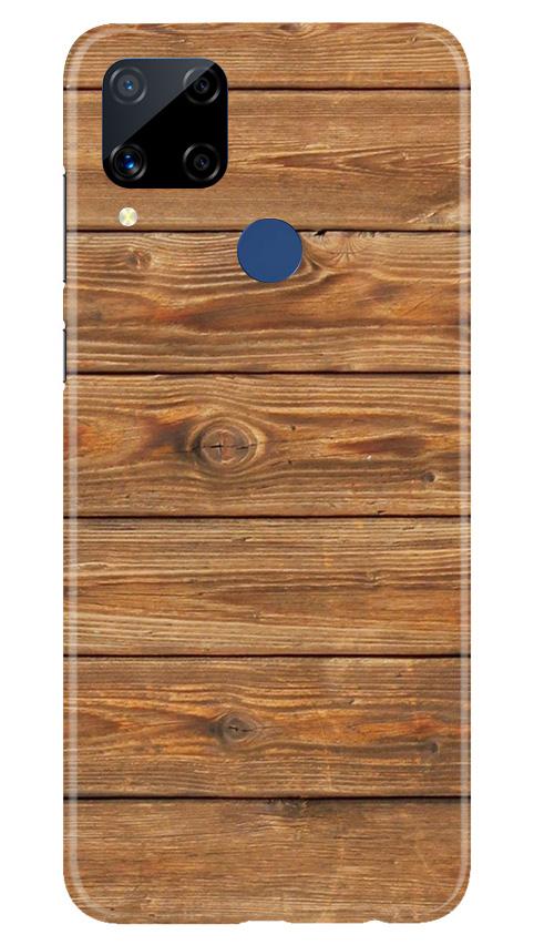 Wooden Look Case for Realme C15  (Design - 113)