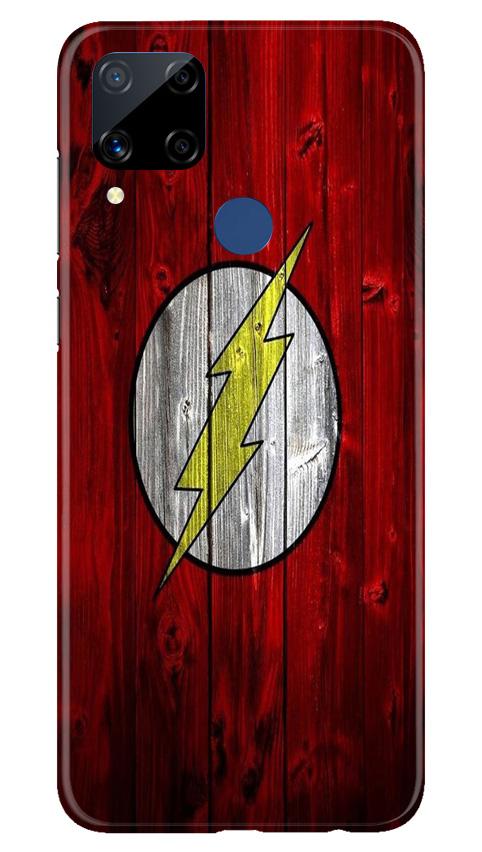 Flash Superhero Case for Realme C15  (Design - 116)