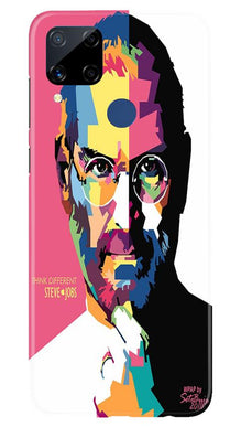 Steve Jobs Mobile Back Case for Realme C15  (Design - 132)