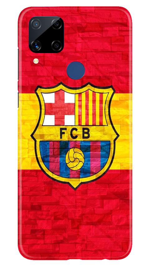 FCB Football Case for Realme C15  (Design - 174)