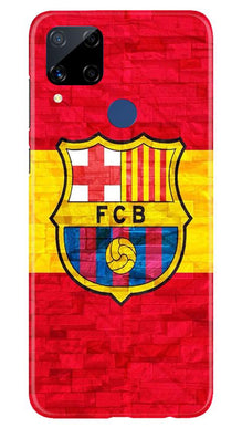 FCB Football Mobile Back Case for Realme C15  (Design - 174)