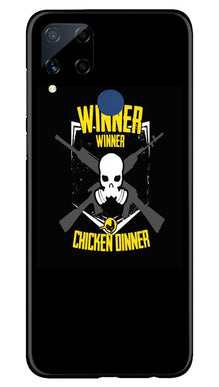 Winner Winner Chicken Dinner Mobile Back Case for Realme C15  (Design - 178)