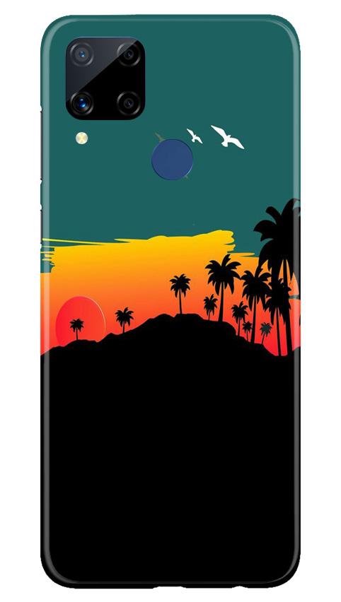 Sky Trees Case for Realme C15 (Design - 191)