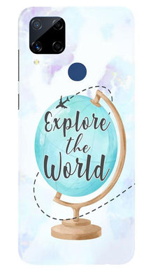 Explore the World Mobile Back Case for Realme C15 (Design - 207)