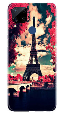 Eiffel Tower Mobile Back Case for Realme C15 (Design - 212)