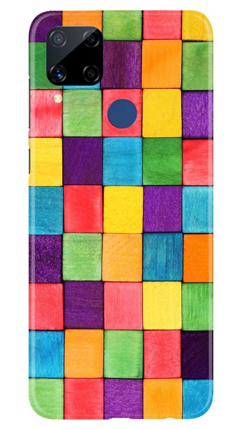 Colorful Square Case for Realme C15 (Design No. 218)