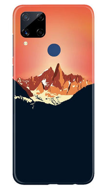 Mountains Mobile Back Case for Realme C15 (Design - 227)