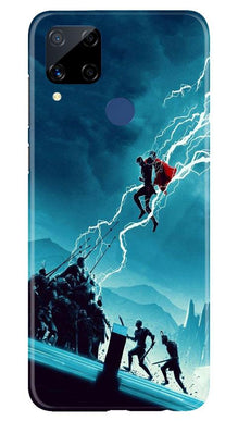 Thor Avengers Mobile Back Case for Realme C15 (Design - 243)