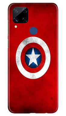 Captain America Mobile Back Case for Realme C15 (Design - 249)