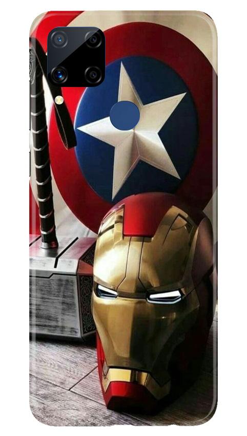 Ironman Captain America Case for Realme C15 (Design No. 254)