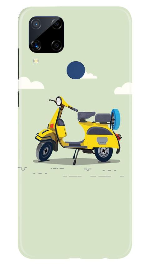 Vintage Scooter Case for Realme C15 (Design No. 260)