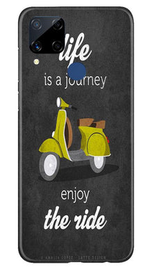 Life is a Journey Mobile Back Case for Realme C15 (Design - 261)