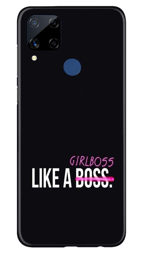 Like a Girl Boss Case for Realme C15 (Design No. 265)