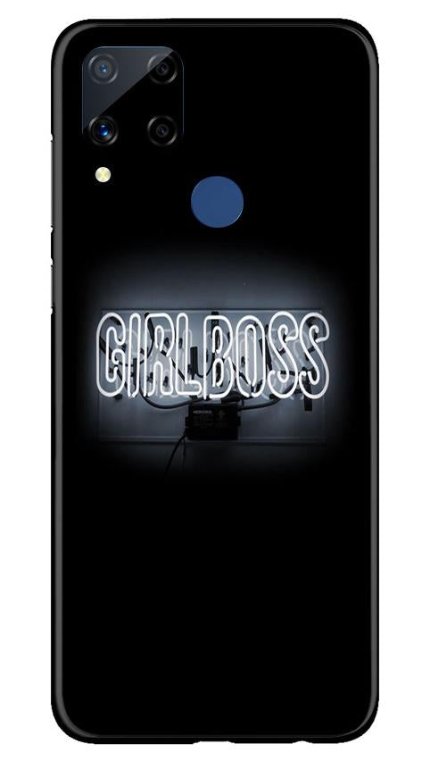 Girl Boss Black Case for Realme C15 (Design No. 268)