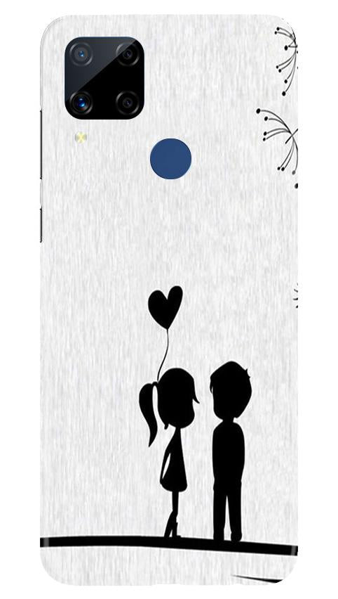 Cute Kid Couple Case for Realme C15 (Design No. 283)