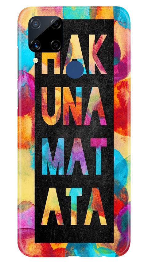 Hakuna Matata Mobile Back Case for Realme C15 (Design - 323)