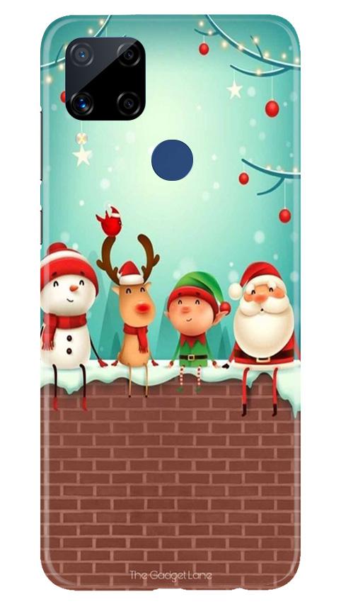 Santa Claus Mobile Back Case for Realme C15 (Design - 334)