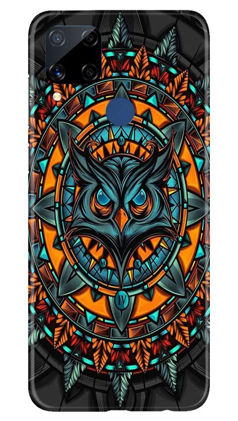 Owl Mobile Back Case for Realme C15 (Design - 360)