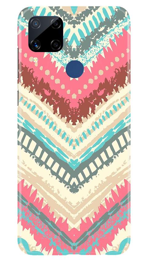 Pattern Mobile Back Case for Realme C15 (Design - 368)